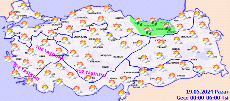 Dışarı çıkacaklar dikkat: Meteoroloji'den toz taşınımı uyarısı! İşte 18 Mayıs Cumartesi hava durumu... 6