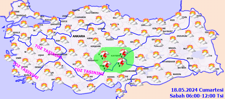 Dışarı çıkacaklar dikkat: Meteoroloji'den toz taşınımı uyarısı! İşte 18 Mayıs Cumartesi hava durumu... 3