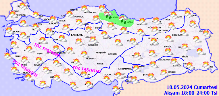 Dışarı çıkacaklar dikkat: Meteoroloji'den toz taşınımı uyarısı! İşte 18 Mayıs Cumartesi hava durumu... 5