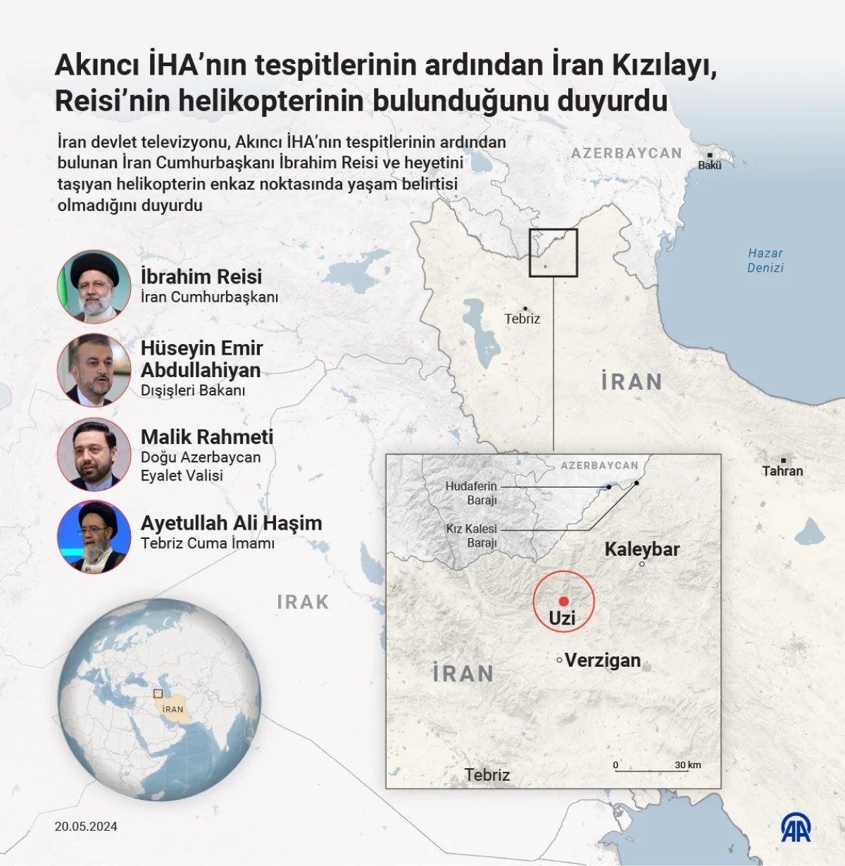 Reisi'nin helikopteri tamamen yanmış halde bulundu! İçindekiler yanarak can verdi... 7