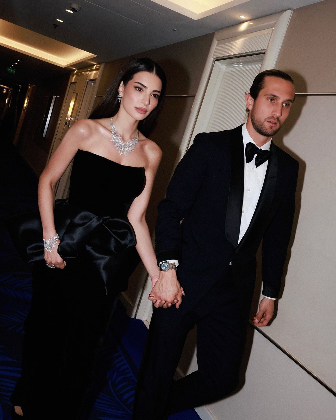 Cannes aşıkları! Melisa Aslı Pamuk ile Yusuf Yazıcı evlendikten sonra ilk kez görüntülendi 2