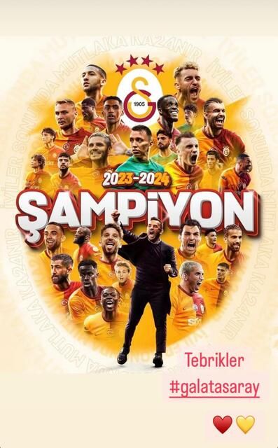 Cem Yılmaz'ın Galatasaray paylaşımı olay oldu! İşte ünlülerin paylaşımları... 3