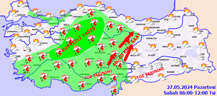 Meteorolojiden 13 il için kuvvetli yağış uyarısı! 2