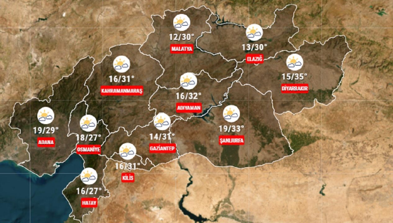29 Mayıs 2024 Çarşamba deprem bölgesi hava durumu! İşte 11 ilde beklenen sıcaklıklar... 1