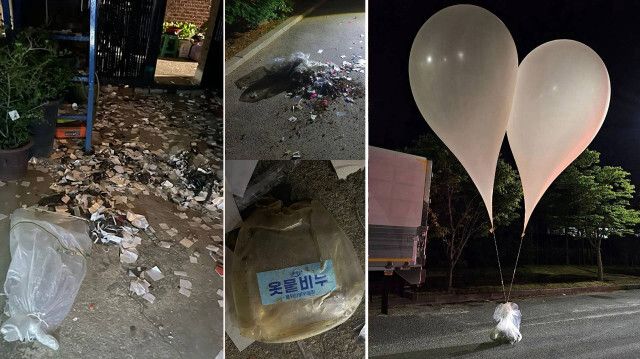 Kuzey Kore, Güney Kore'ye içi dışkı dolu balonlar gönderdi! 8