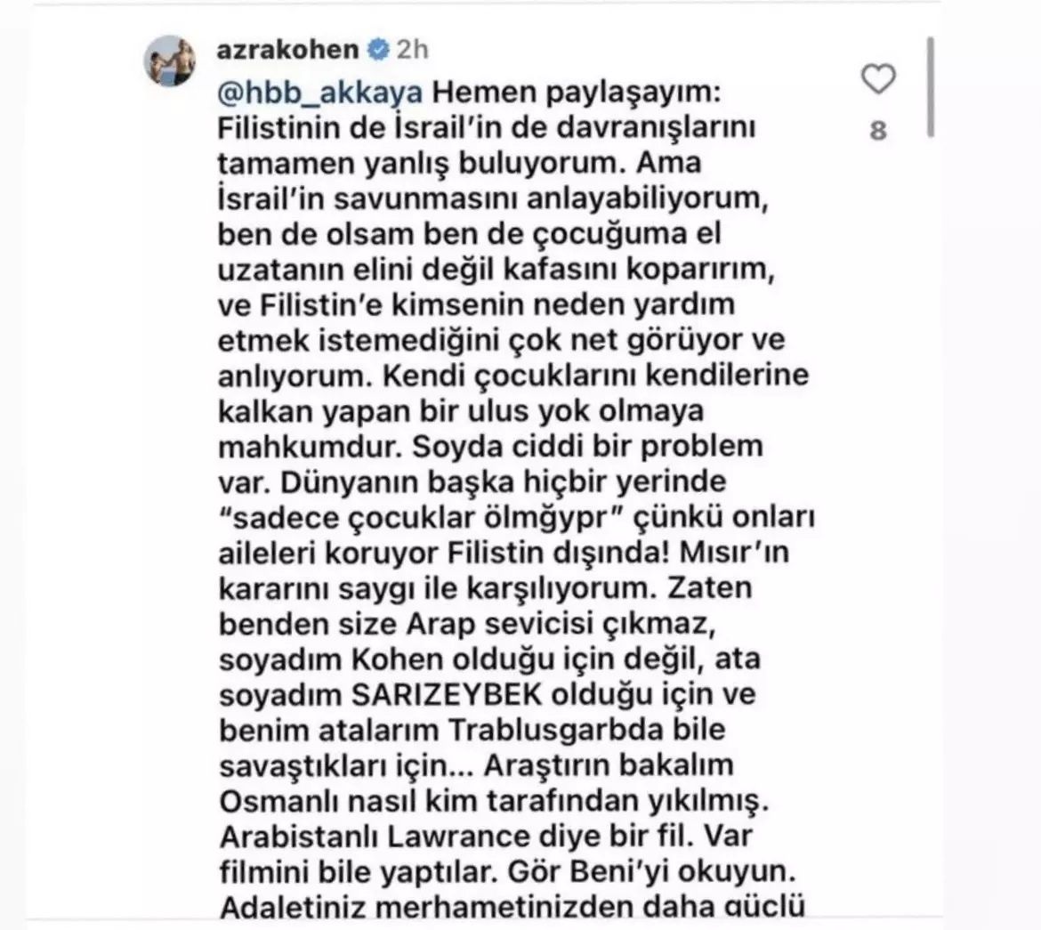Yazar Azra Kohen'den skandal Filistin sözleri! "Filistinliler, çocuklarını bilerek bombaların atılacağı yerde oturtuyorlar" 4