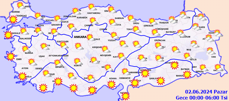 Kavurucu sıcaklar geliyor! Meteoroloji saat verip duyurdu... İşte 1 Haziran Cumartesi hava durumu... 9