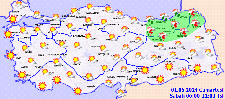 Kavurucu sıcaklar geliyor! Meteoroloji saat verip duyurdu... İşte 1 Haziran Cumartesi hava durumu... 6