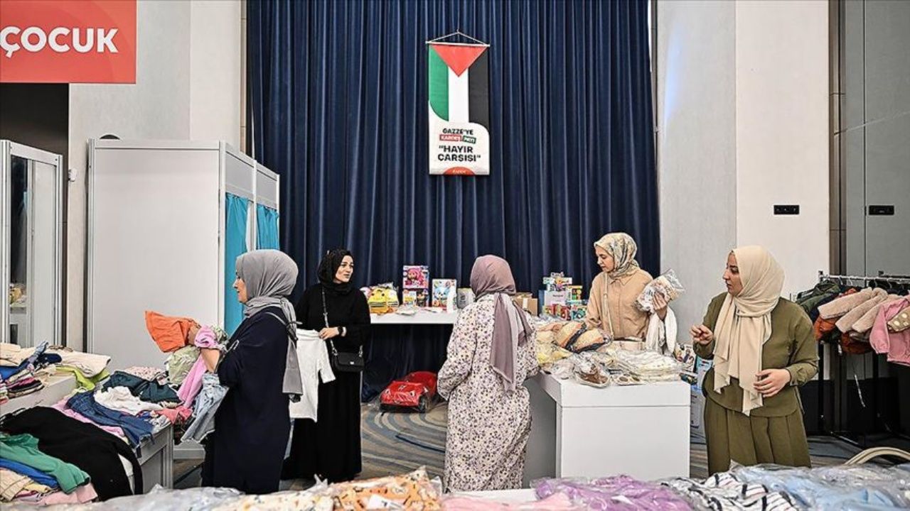 Kardeş payı için çağrı! KADEM, Gazze için hayır çarşısını İstanbul'da açtı 2