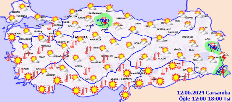Meteorolojiden kritik uyarı! Hava sıcaklığı 12 derece birden yükseliyor! O saatlerde dışarı çıkmayın 3