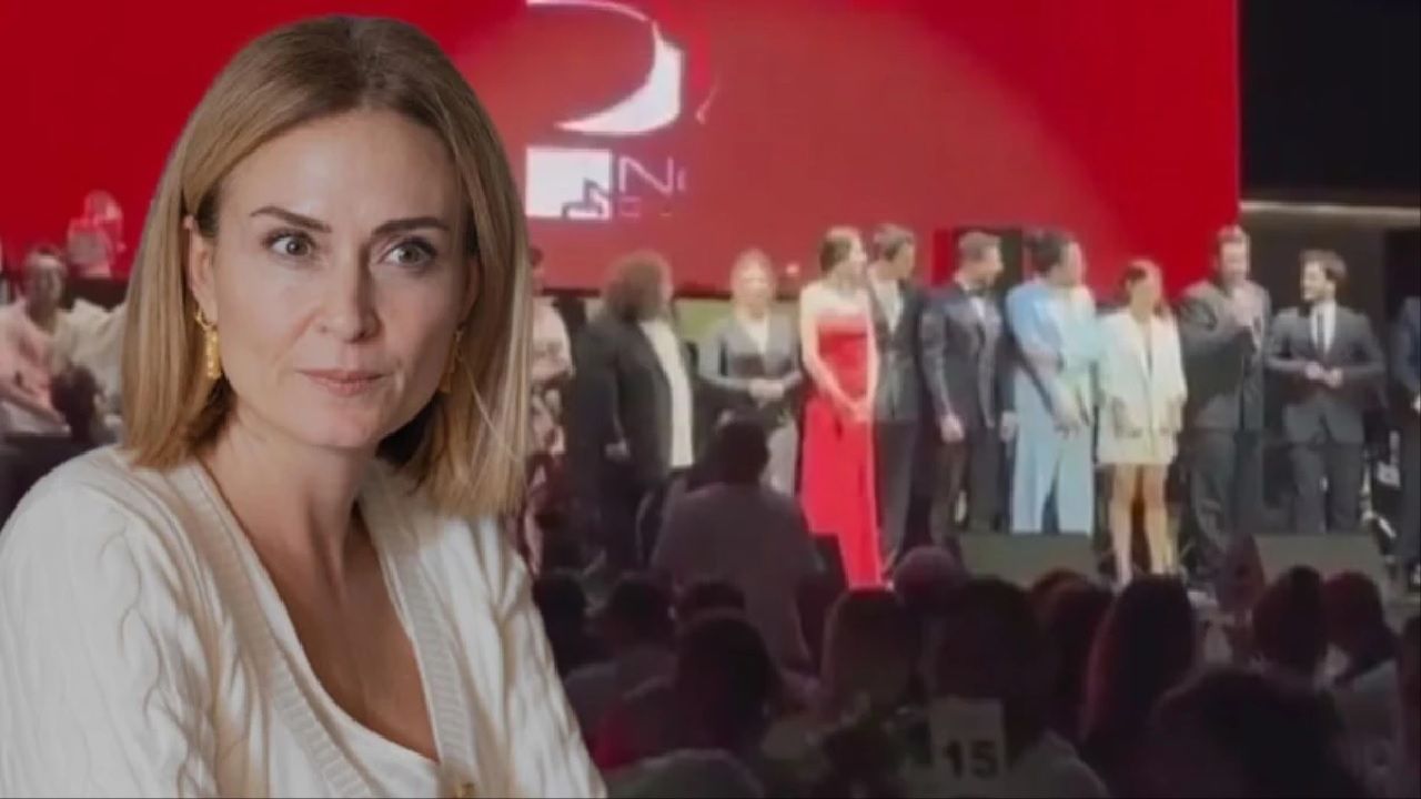 Ceyda Düvenci ve gündemden düşmüyor! Ödül gecesinde Çok Güzel Hareketler ekibi ile gerginlik yaşadı... 1