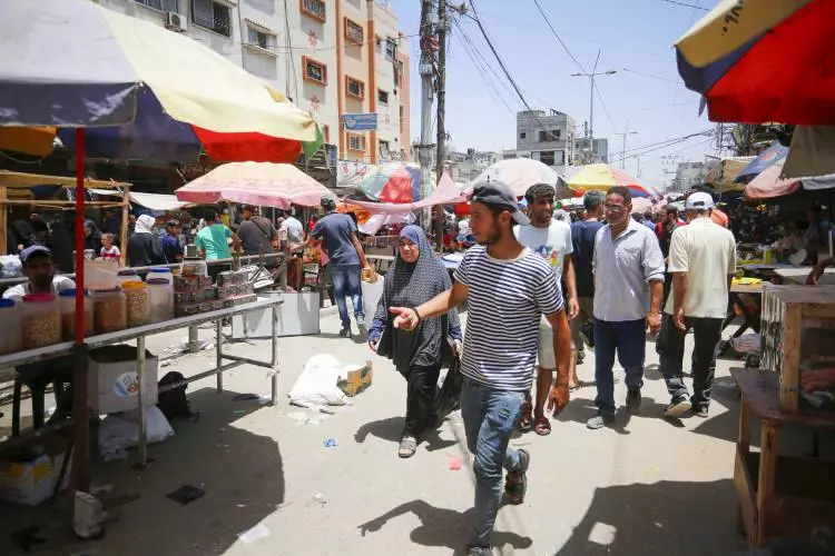 Gazze Şeridi'nde bombalar altında bir bayram daha! Çarşıda pazarda buruk hazırlık... 48