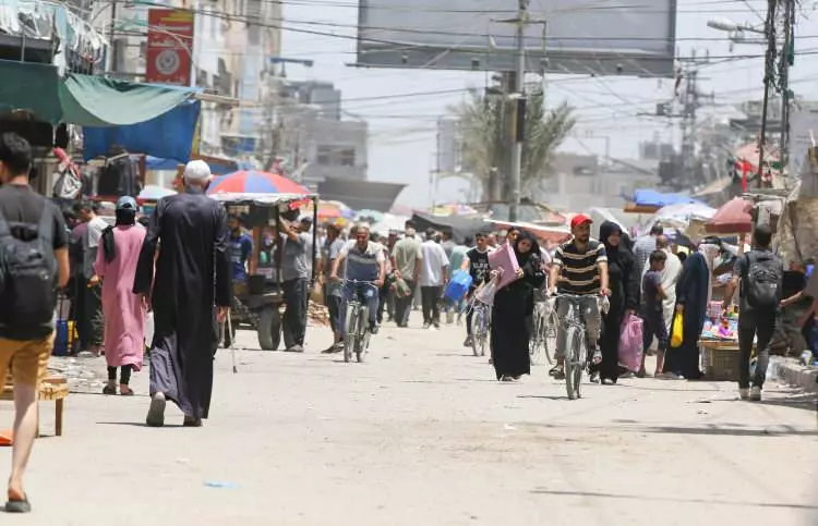 Gazze Şeridi'nde bombalar altında bir bayram daha! Çarşıda pazarda buruk hazırlık... 60