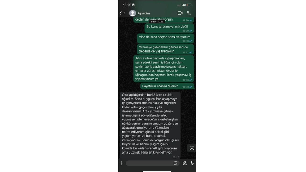 Deniz Akkaya, kızıyla WhatsApp mesajlarını paylaşarak velayet davasında delil olarak kullanacağını açıkladı 5