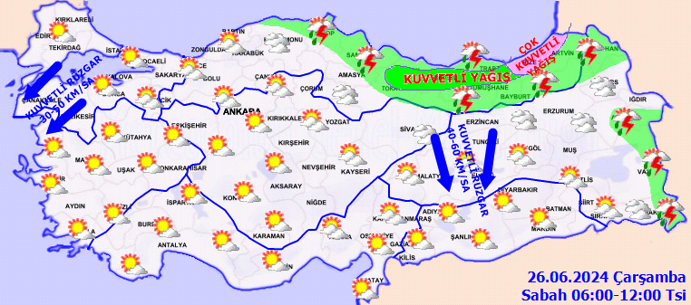 Kavurucu sıcaklara kısa bir mola! Meteorolojiden 5 il için kuvvetli yağış uyarısı 2
