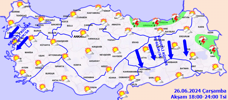 Kavurucu sıcaklara kısa bir mola! Meteorolojiden 5 il için kuvvetli yağış uyarısı 4
