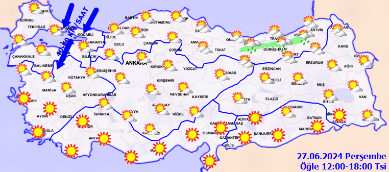 Meteorolojiden yağmur, rüzgar ve sıcaklık uyarısı! 3