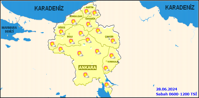 Ankara hava durumu 28 Haziran 2024 2