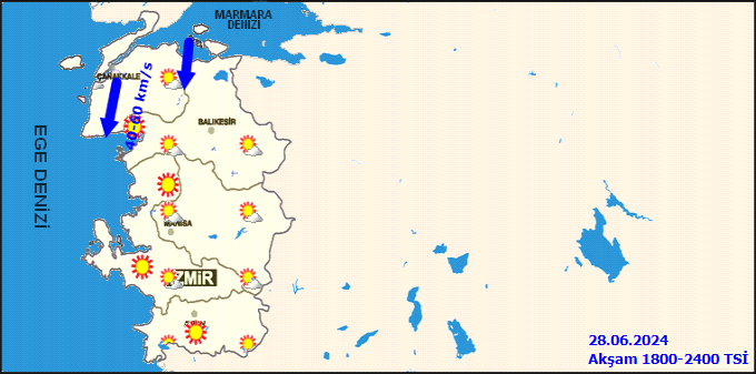 İzmir hava durumu 28 Haziran 2024 4