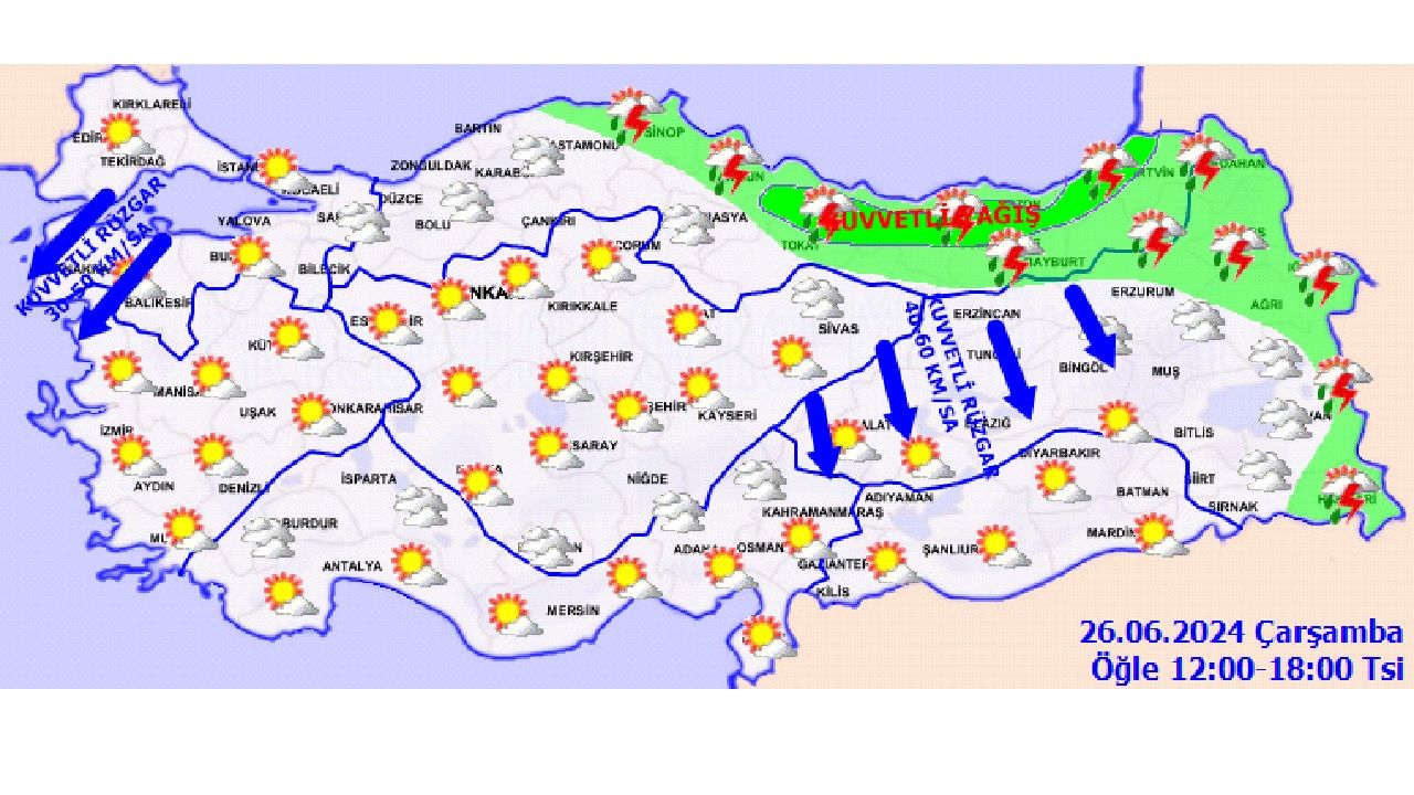 1 Temmuz 2024 Türkiye geneli hava durumu raporu yayınlandı! İşte il il hava durumu... 4