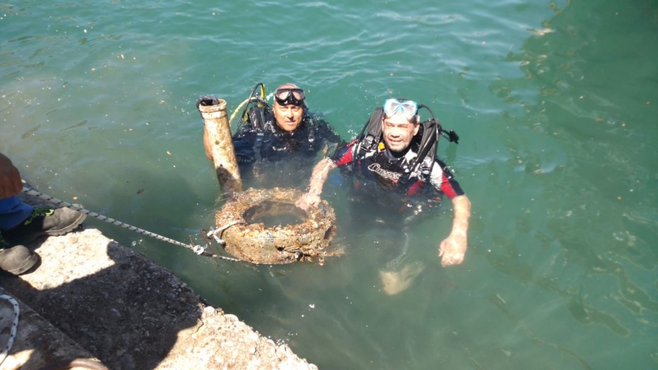 Fethiye'de deniz temizliği: Denizden market arabası çıktı 3
