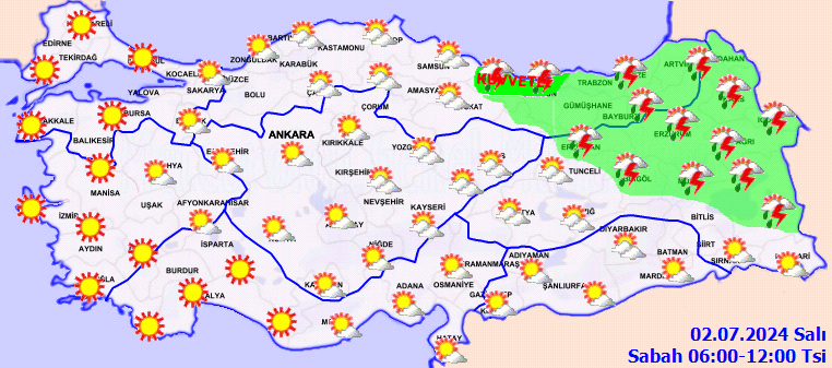 Meteorolojiden 8 il için kuvvetli yağış uyarısı! 2