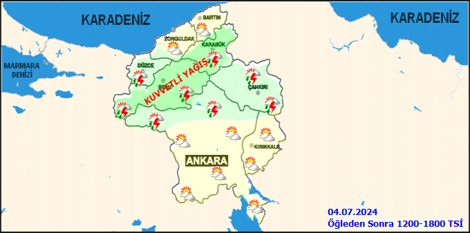 Meteorolojiden Ankara için sağanak yağış uyarısı! 3