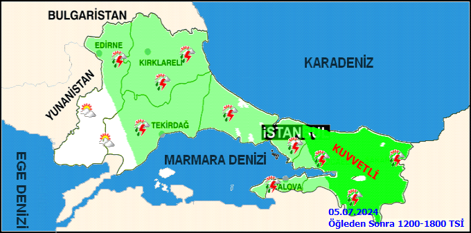 Meteorolojiden İstanbul için kuvvetli yağış uyarısı! 3