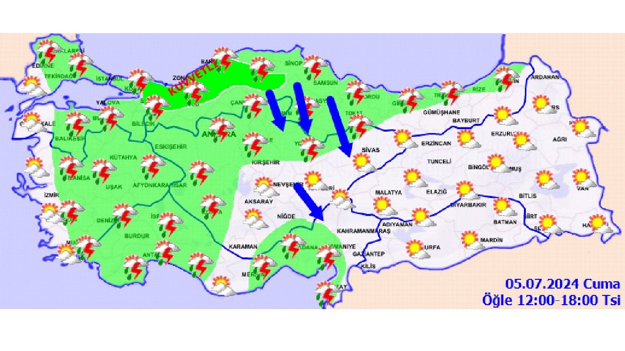 6 Temmuz 2024 Türkiye geneli hava durumu! İşte il il hava durumu... 3