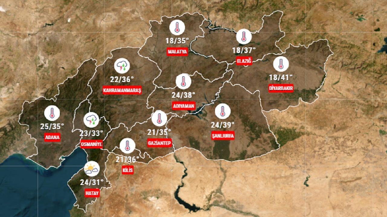 6 Temmuz 2024 deprem bölgesi hava durumu! İşte 11 ilde beklenen sıcaklıklar... 2