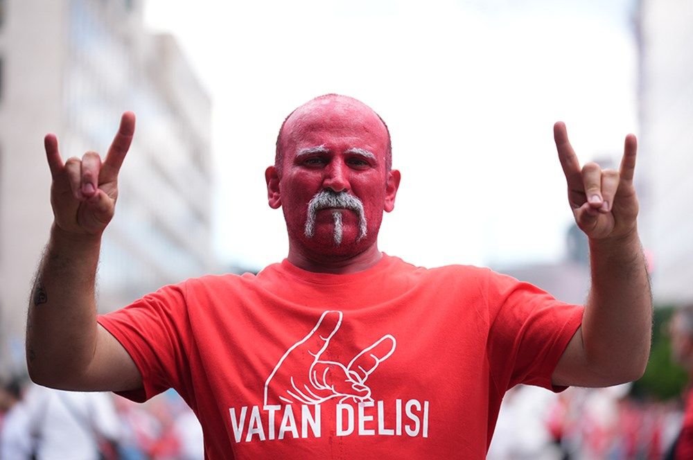 A Milli Futbol Takımı'na büyük destek: Tarihi maç öncesi Berlin'de, Borkurt'lu-Mehter'li görülmemiş coşku! 23
