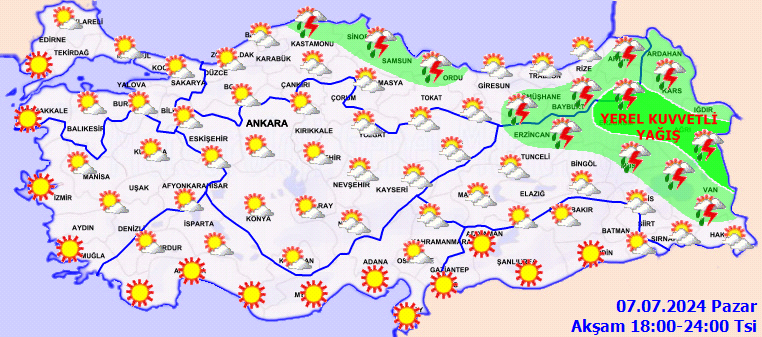 Meteorolojiden kuvvetli yağış ve fırtına uyarısı! 4