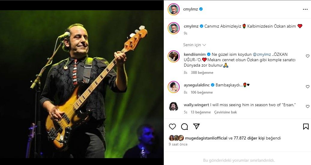 Özkan Uğur'un vefatının birinci yıl dönümünde ünlülerden duygusal paylaşım! 3