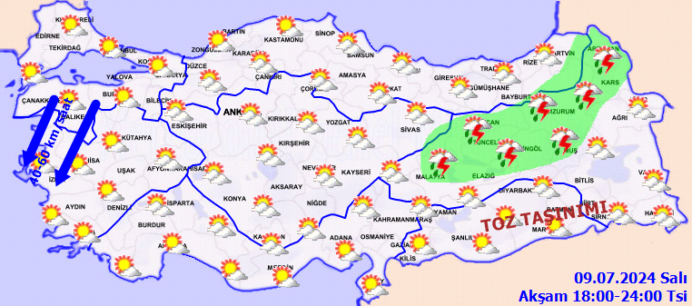 Meteorolojiden 8 il için kuvvetli yağış uyarısı! Marmara ve Ege'de fırtınaya dikkat 4