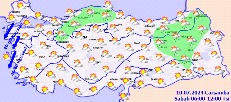 Meteorolojiden 16 il için kuvvetli yağış uyarısı! 2