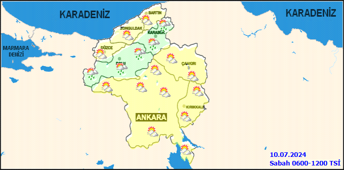 Meteorolojiden Ankara için kuvvetli yağış uyarısı 2