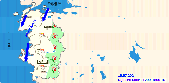 Meteorolojiden İzmir için sağanak yağış ve fırtına uyarısı! 3