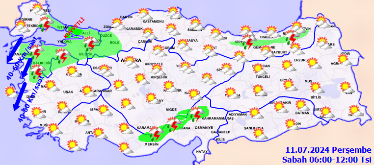 Meteorolojiden 6 il için kuvvetli yağış uyarısı! 2