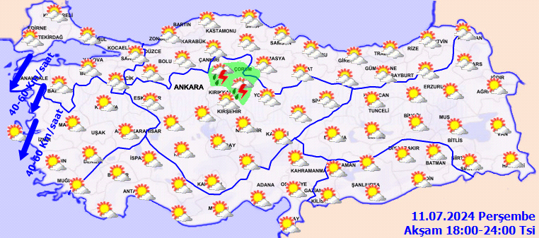 Meteorolojiden 6 il için kuvvetli yağış uyarısı! 4
