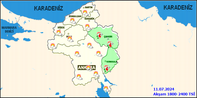Meteorolojiden Ankara için kuvvetli yağış uyarısı! 4