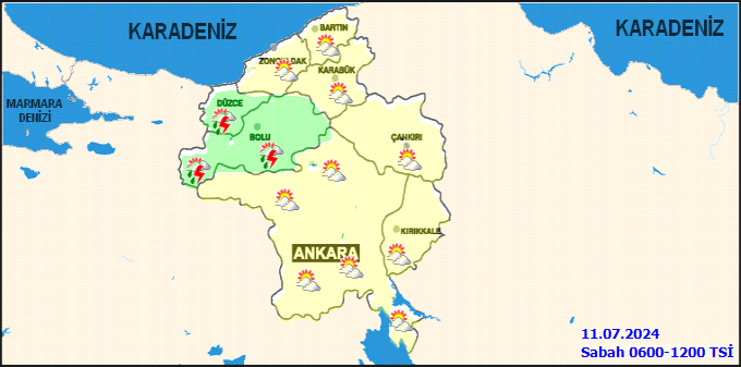 Meteorolojiden Ankara için kuvvetli yağış uyarısı! 2