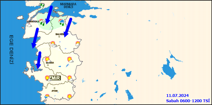 Meteorolojiden İzmir için sağanak yağış uyarısı! 2