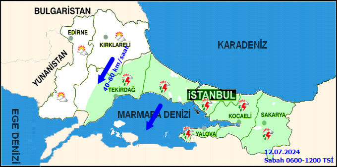 Meteorolojiden İstanbul için sağanak yağış uyarısı! 2