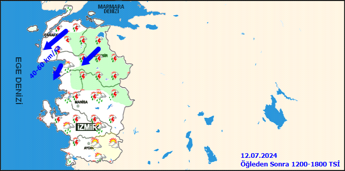 Meteorolojiden İzmir için sağanak yağış uyarısı! 3