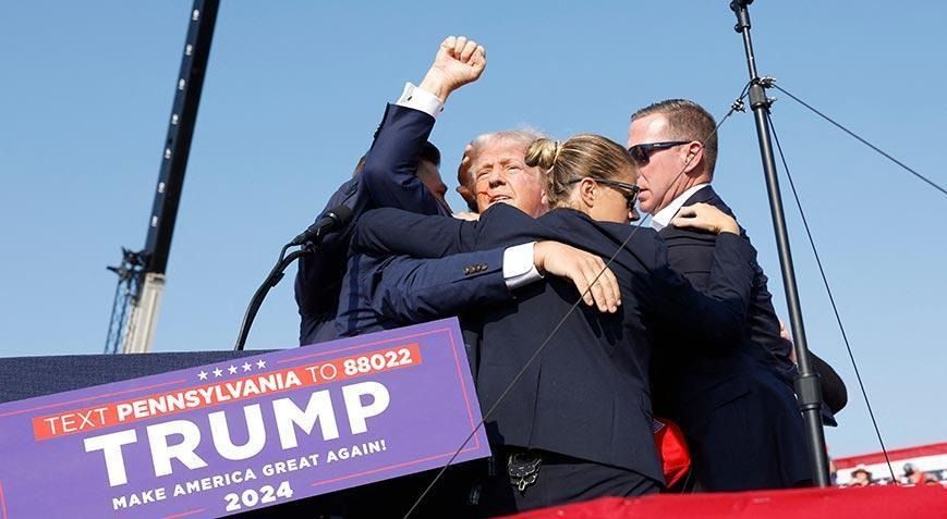 Donald Trump'a suikast girişiminden ilk kareler! 3