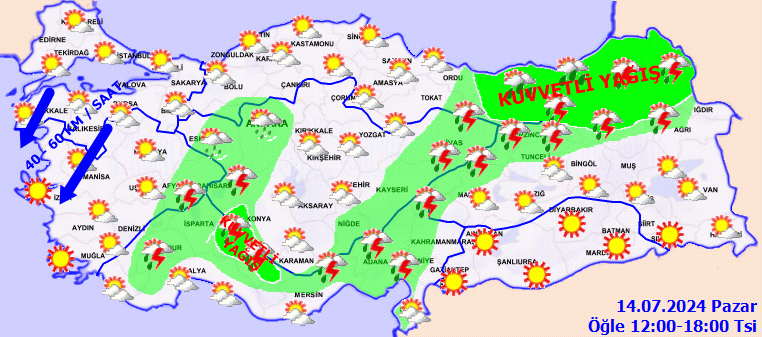 Meteorolojiden Doğu Karadeniz'deki 9 il için kuvvetli yağış uyarısı! 3