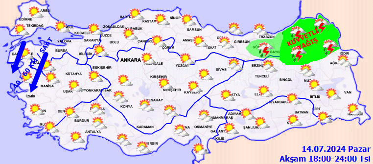 Meteorolojiden Doğu Karadeniz'deki 9 il için kuvvetli yağış uyarısı! 4