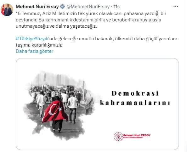 Hain darbe girişiminin 8. yıl dönümü! Siyasilerden '15 Temmuz Demokrasi ve Milli Birlik Günü' mesajları 6