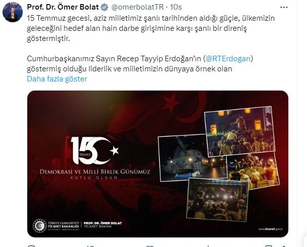 Hain darbe girişiminin 8. yıl dönümü! Siyasilerden '15 Temmuz Demokrasi ve Milli Birlik Günü' mesajları 4