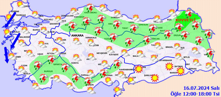 Meteorolojiden 10 il için kuvvetli yağış uyarısı! 3